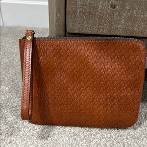 Patricia Nash Brown Wristlet Clutch